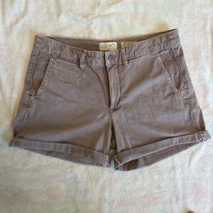 Anthropologie Women's Chino purple Shorts 27